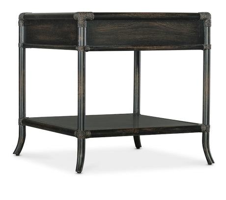 Hooker Furniture Retreat Pole Rattan End Table 6950-80213-99