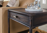 Hooker Furniture Retreat Pole Rattan End Table 6950-80213-99