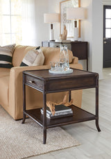 Hooker Furniture Retreat Pole Rattan End Table 6950-80213-99