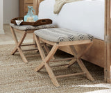 Hooker Furniture Retreat Camp Stool Bed Bench 6950-90119-80