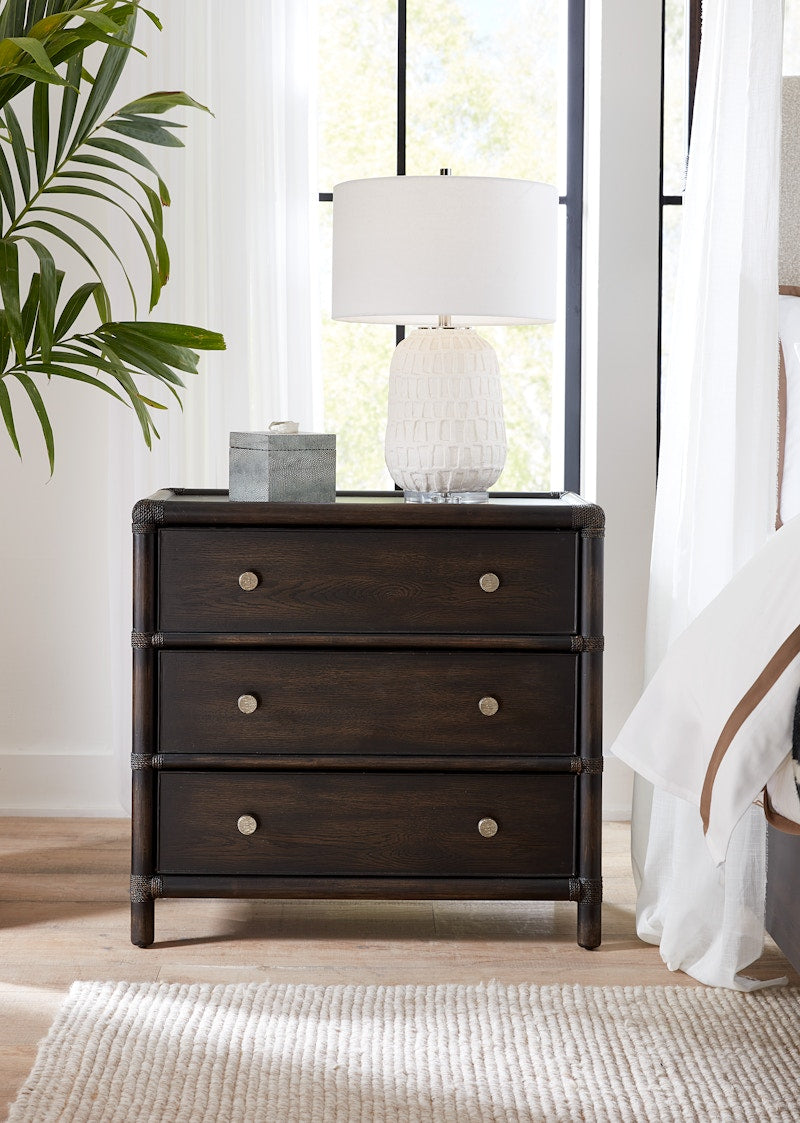 Hooker Furniture Retreat Pole Rattan Nightstand 6950-90216-99