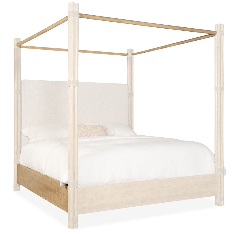 Retreat 6/6 Pole Rattan Poster Rails and Canopy 6950-90453-80