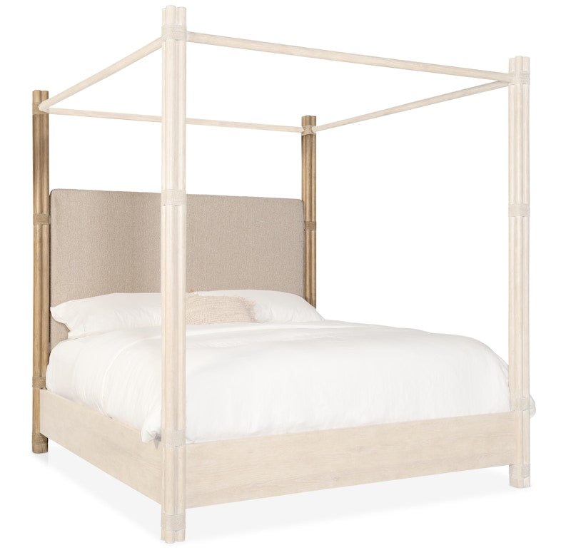 Retreat 6/0-6/6 Pole Rattan Upholstered Poster Headboard 6950-90467-80