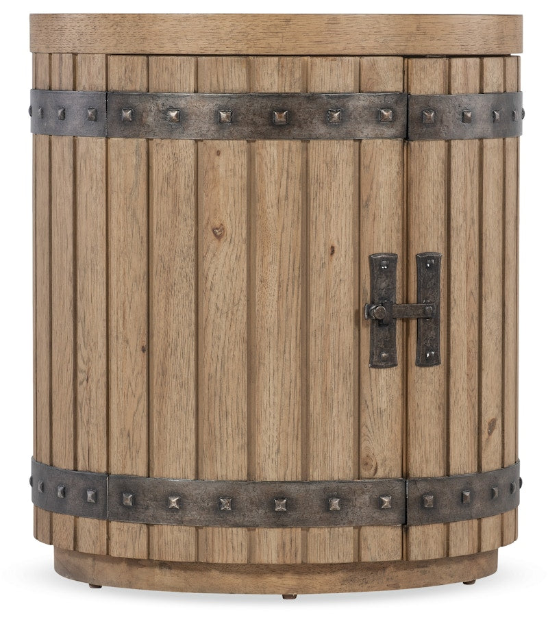 Hooker Furniture Vineyard Row Wine Barrel End Table 6952-80115-80
