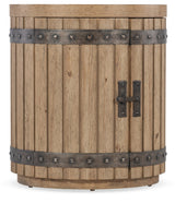 Hooker Furniture Vineyard Row Wine Barrel End Table 6952-80115-80