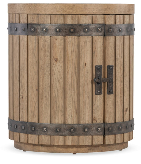 Hooker Furniture Vineyard Row Wine Barrel End Table 6952-80115-80