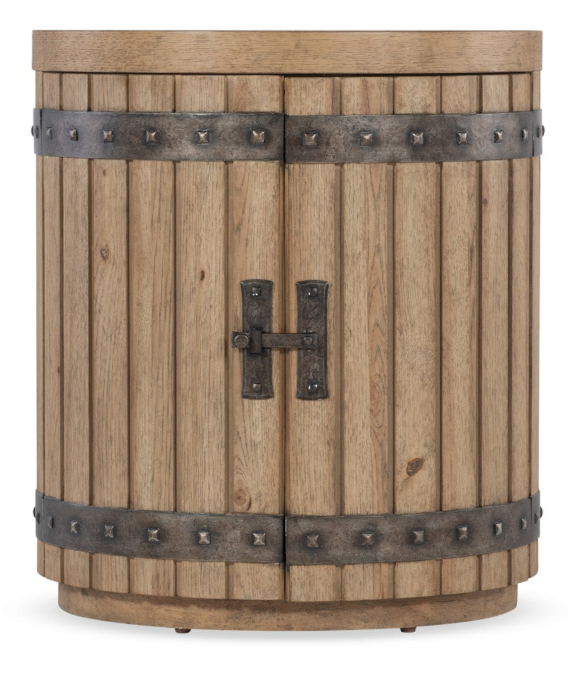 Hooker Furniture Vineyard Row Wine Barrel End Table 6952-80115-80