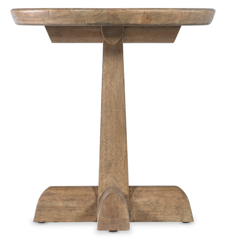 Hooker Furniture Vineyard Row Round Pedestal End Table 6952-80216-80