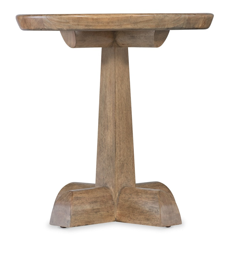 Hooker Furniture Vineyard Row Round Pedestal End Table 6952-80216-80