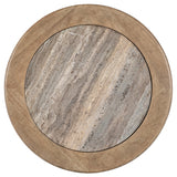 Hooker Furniture Vineyard Row Round Pedestal End Table 6952-80216-80