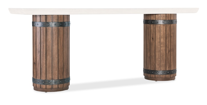 Vineyard Row Console Table Barrel Base 6952-80351B-85