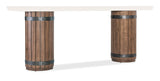 Vineyard Row Console Table Barrel Base 6952-80351B-85