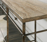 Hooker Furniture La Grange St James Metal and Stone Console 6960-85001-00
