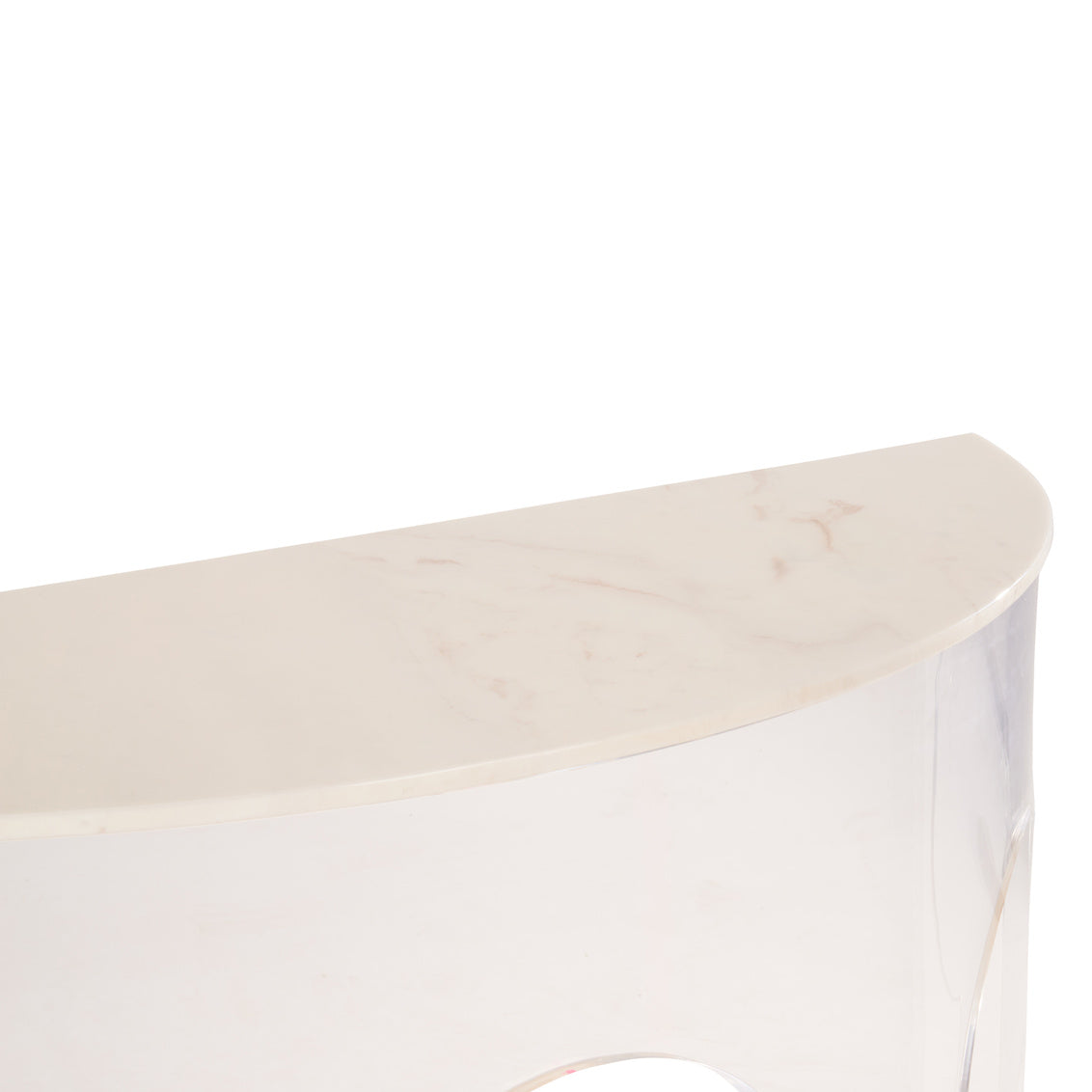Marble and Acrylic Demilune