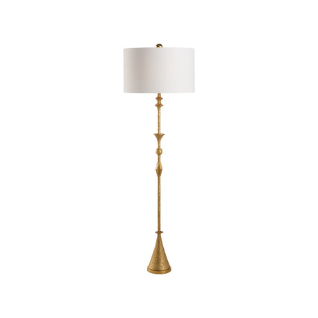 Gia Floor Lamp - Textured Gilt