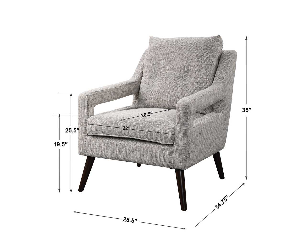 O'Brien Armchair, Stone