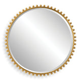 Taza Round Mirror, Gold - Kings Fine Art & Decor