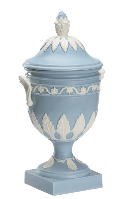 Wedgewood Urn - Blue/Gray