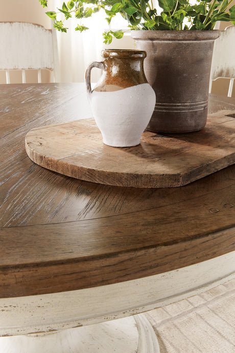 Hooker Furniture Americana Round Pedestal Dining Table w/1-22in leaf 7050-75203-02