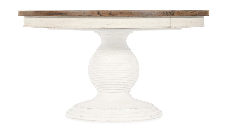 Americana Round Pedestal Table Top w/1-22in leaf 7050-75203T-02