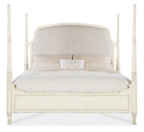 Hooker Furniture Americana King Upholstered Poster Bed 7050-90666-02