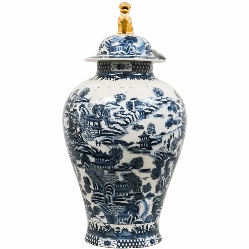 24-handpainted-porcelain-jar-blue-white-gold-lion-mounted-lid