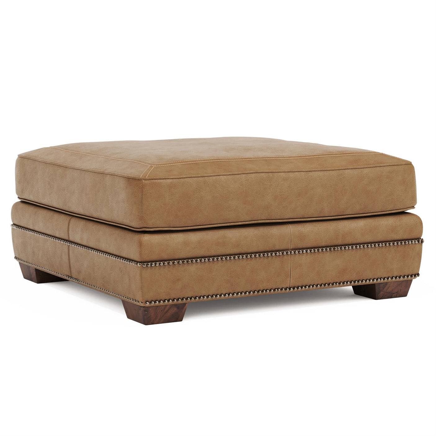 GRANDVIEW LEATHER OTTOMAN