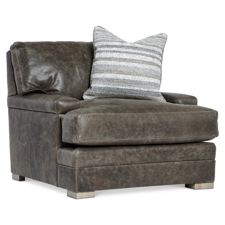 BURNHAM LEATHER CHAIR