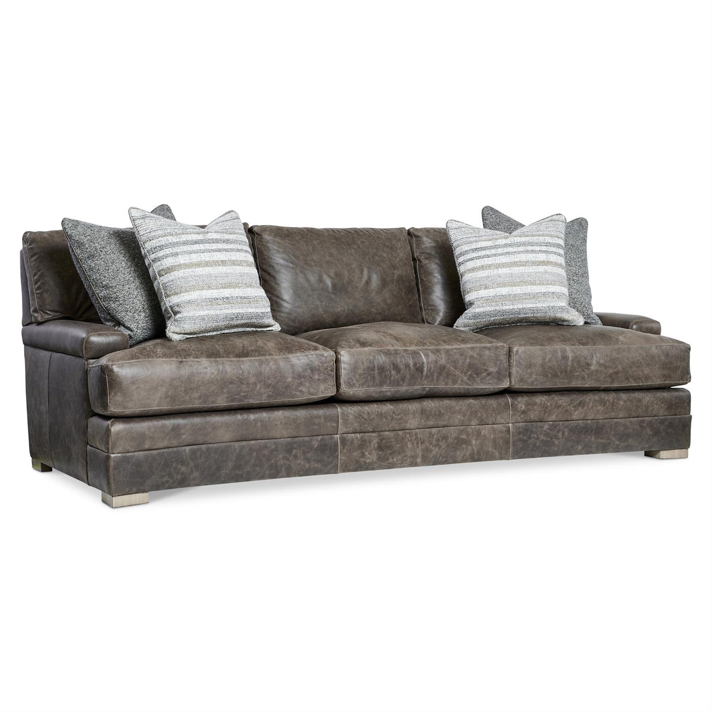 BURNHAM LEATHER SOFA
