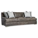 BURNHAM LEATHER SOFA
