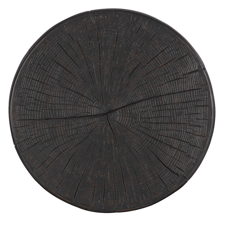 Hooker Furniture Commerce & Market Carved Stump Side Table 7228-50638-99