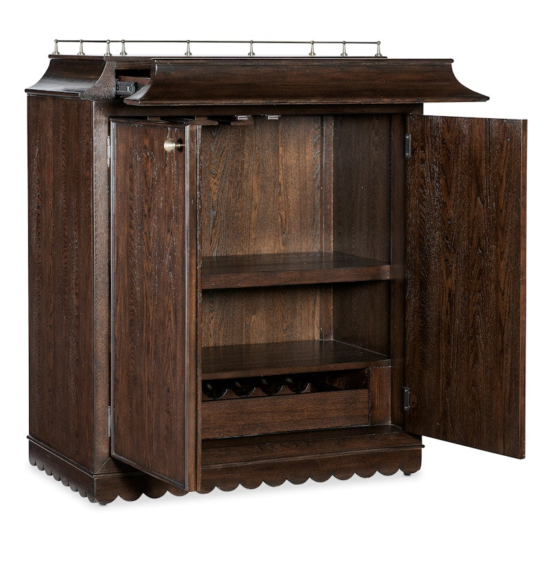 Hooker Furniture Commerce and Market Dukes Bar Cabinet 7228-50725-85