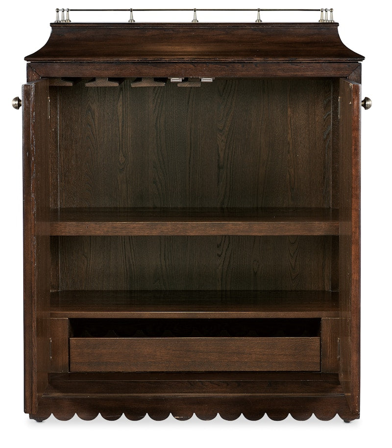 Hooker Furniture Commerce and Market Dukes Bar Cabinet 7228-50725-85