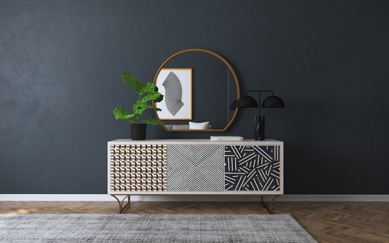 Hooker Furniture Commerce & Market Jaiden Three Door Credenza 7228-55010-02