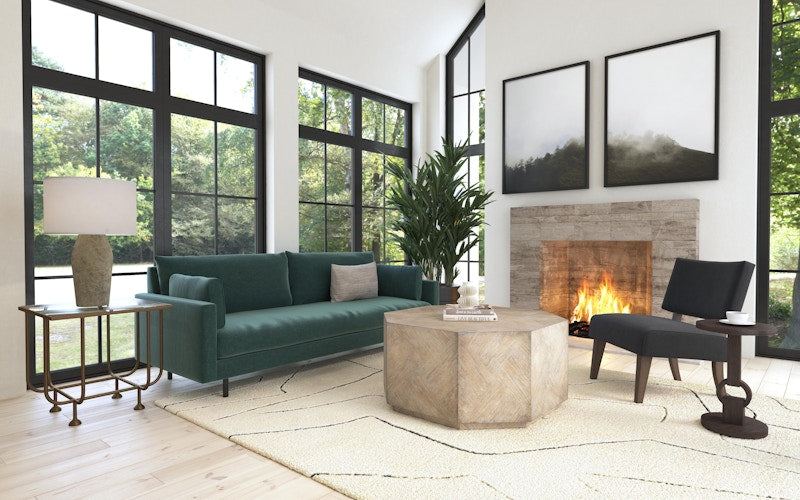 Hooker Furniture Commerce & Market Kiara Square End Table 7228-80054-15