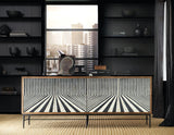 Hooker Furniture Commerce and Market Linear Perspective Credenza 7228-85080-85