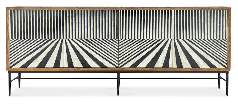 Hooker Furniture Commerce and Market Linear Perspective Credenza 7228-85080-85