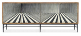 Hooker Furniture Commerce and Market Linear Perspective Credenza 7228-85080-85