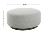 Avila Ottoman, Large, Gray