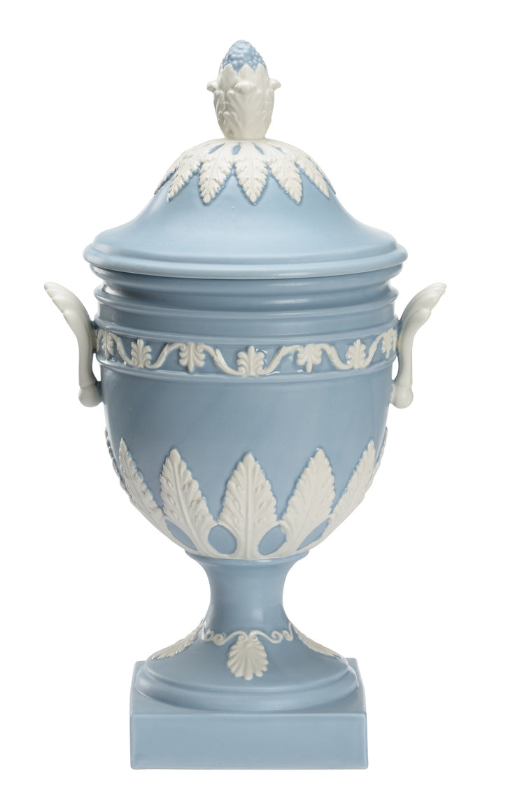 Wedgewood Urn - Blue/Gray