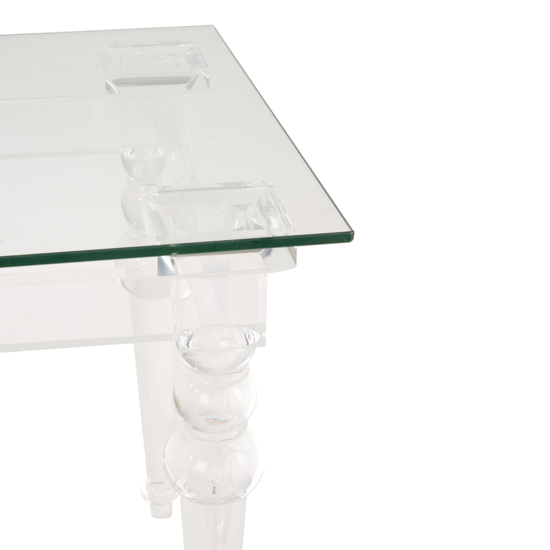 Acrylic & Glass Side Table