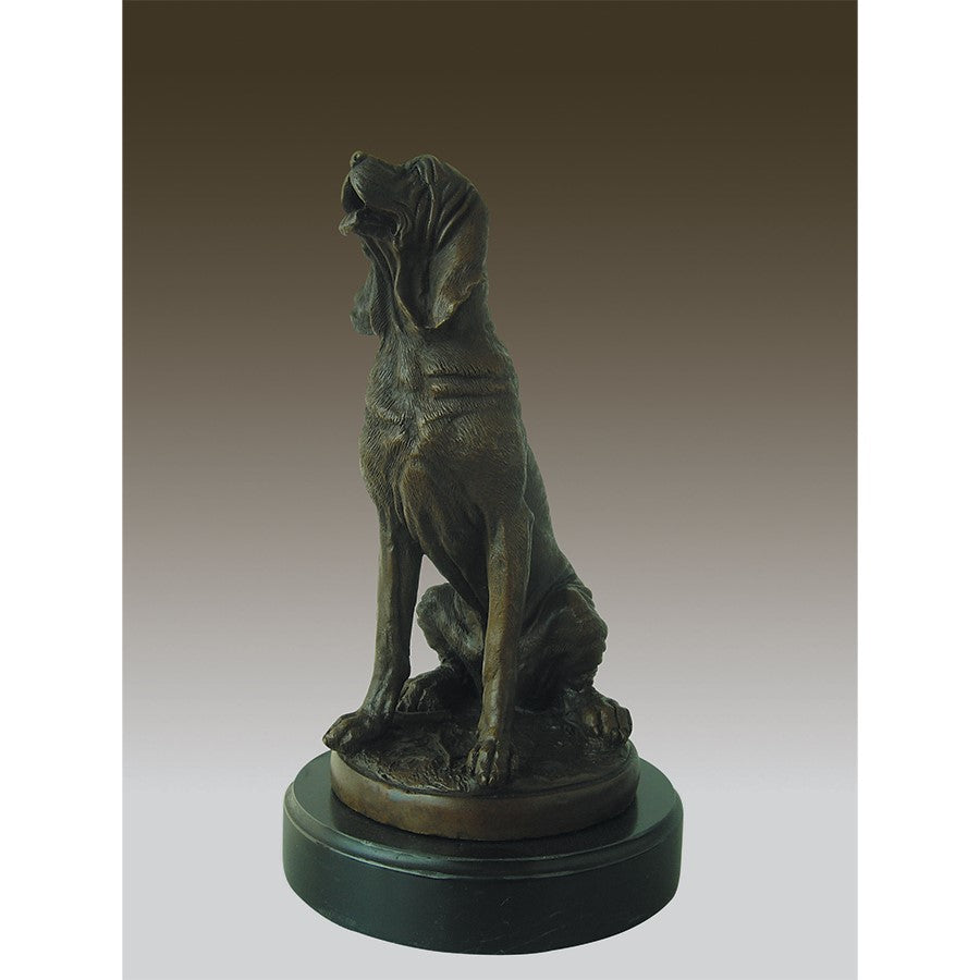 Bronze Sitting Dog 
