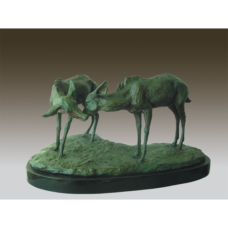 Bronze Two Does 