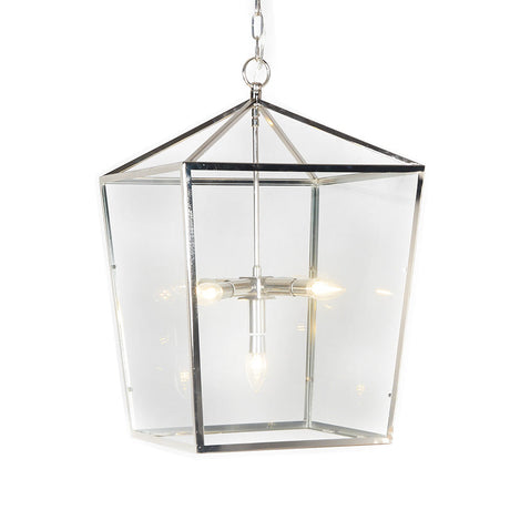 7747-109L5NI LT760902 5 Light Iron Chandelier w/Nickel Finish (25Hx16Wx16L)