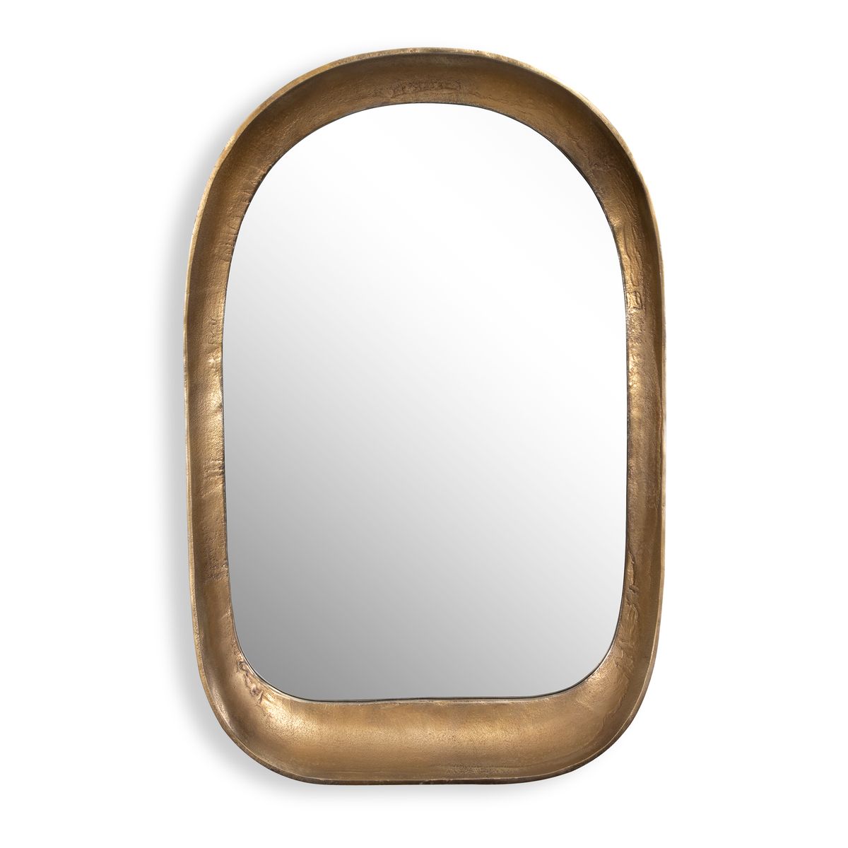 Bradano Arch Mirror, Brass - Kings Fine Art & Decor