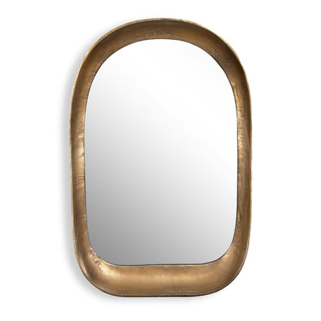 Bradano Arch Mirror, Brass - Kings Fine Art & Decor