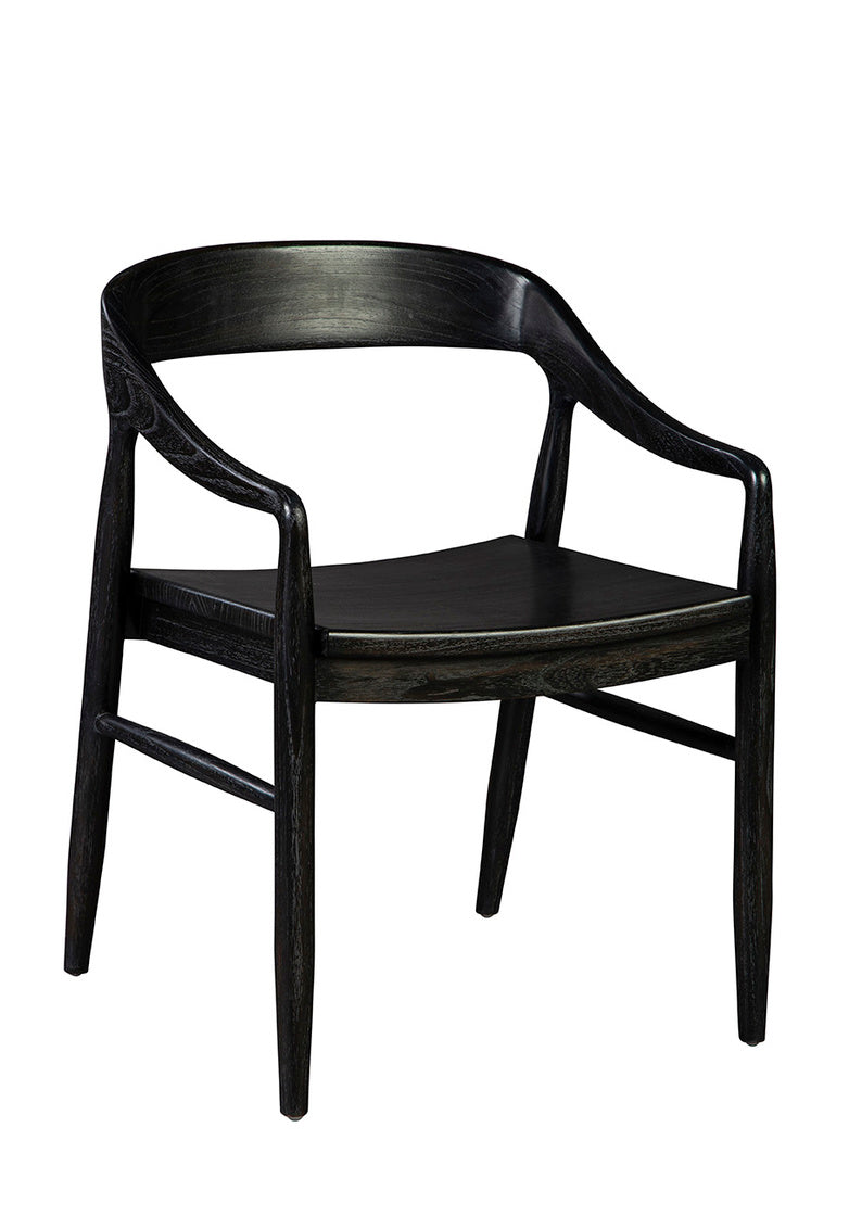 Black Townsend Arm Chair - Kings Fine Art & Decor