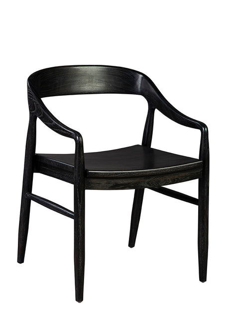 Black Townsend Arm Chair - Kings Fine Art & Decor