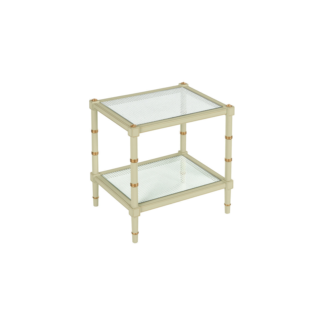 Conner Cane End Table - Green
