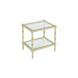 Conner Cane End Table - Green
